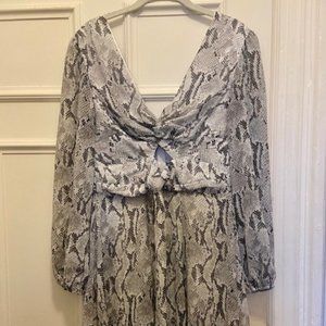 Express Snake Skini Mini Dress